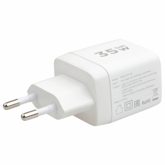 Зарядное устройство сетевое (220В) CABLEXPERT, дисплей, 35 Вт GaN, QC4/PD3, 1хUSB, 1хType-C, MP3A-PC-52 за 1 736 ₽. Зарядные устройства для портативной электроники. Доставка по России. Без переплат!