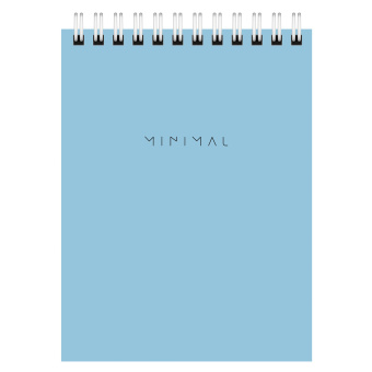 Блокнот МАЛЫЙ ФОРМАТ А6 108х145 мм, 40 л., гребень, картон, клетка, BRAUBERG "Minimal Pastel", 116429 за 28 ₽. Блокноты. Доставка по России. Без переплат!