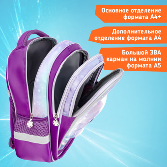 Рюкзак SNOOBAG (СНУБЭГ) FLOSSY, 2 отделения, 3 кармана, "Мечтатель", объемный дизайн, 40х28х18 см, 274441 за 1&nbsp;501 ₽. Рюкзаки для начальной и средней школы. Доставка по России. Без переплат!