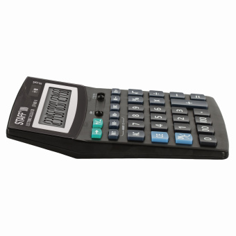 Калькулятор настольный STAFF STF-888-16 (200х150 мм), 16 разрядов, двойное питание, 250183 за 1 085 ₽. Калькуляторы настольные. Доставка по России. Без переплат!