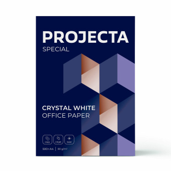 Бумага офисная А4, 80 г/м2, 500 л., марка В, PROJECTA SPECIAL, Россия, 153% (CIE) за 547 ₽. Бумага белая марок А, В, С. Доставка по России. Без переплат!