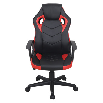 Кресло компьютерное BRABIX "Fighter GM-008", экокожа, черное/красное, 532506 за 10&nbsp;315 ₽. Кресла игровые. Доставка по России. Без переплат!