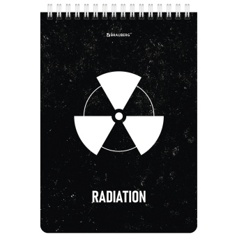 Блокнот А5 (146х206 мм), 80 л., гребень, картон, клетка, BRAUBERG, "Danger", 114378 за 84 ₽. Блокноты. Доставка по России. Без переплат!