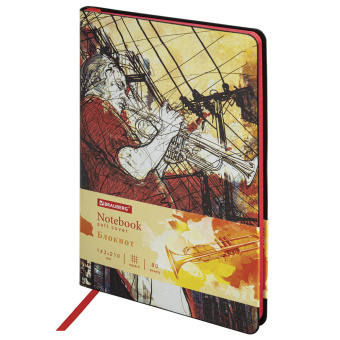 Блокнот А5 (143x210 мм), BRAUBERG VISTA "Jazz", под кожу, гибкий, 80 л., 112089 за 175 ₽. Бизнес-блокноты и бизнес-тетради. Доставка по России. Без переплат!