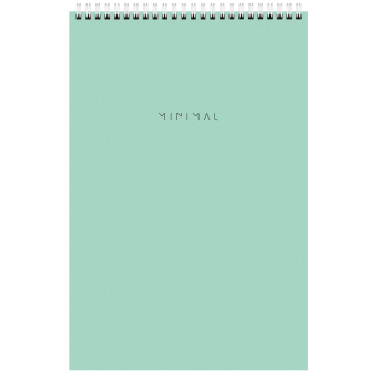 Блокнот БОЛЬШОЙ ФОРМАТ А4 198х297 мм, 80 л., гребень, подложка, клетка, BRAUBERG "Minimal Pastel", 116425 за 150 ₽. Блокноты. Доставка по России. Без переплат!