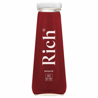 Нектар RICH 0,2 л, вишня, подходит для детского питания, стеклянная бутылка, 1714901 за 131 ₽. Соки и нектары. Доставка по России. Без переплат!