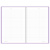 Блокнот А5 134х206 мм, 80 л., твёрдый, клетка, BRAUBERG "Minimal", сиреневый, 116440 за 163 ₽. Блокноты. Доставка по России. Без переплат!