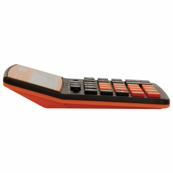 Калькулятор настольный BRAUBERG EXTRA COLOR-12-BKRG (206x155 мм), 12 разрядов, двойное питание, ЧЕРНО-ОРАНЖЕВЫЙ, 250478 за 988 ₽. Калькуляторы настольные. Доставка по России. Без переплат!