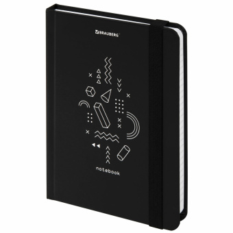 Блокнот с резинкой в клетку 96 л., МАЛЫЙ ФОРМАТ А6 (109х148 мм), твердая обложка, BRAUBERG, "Elements", 113736 за 161 ₽. Блокноты в книжном переплете. Доставка по России. Без переплат!