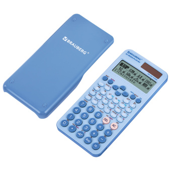 Калькулятор инженерный BRAUBERG SC-991ES-PLUS-BU (164х80 мм), 552 функции, 10+2 разряда, ГОЛУБОЙ, 272653 за 1 290 ₽. Калькуляторы инженерные. Доставка по России. Без переплат!