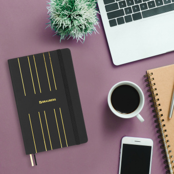 Блокнот А5 (135х205 мм), BRAUBERG "TOUCH", под кожу, 80 л., линия, черный, 113409 за 364 ₽. Бизнес-блокноты и бизнес-тетради. Доставка по России. Без переплат!