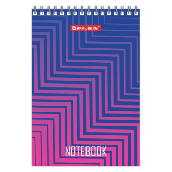Блокнот МАЛЫЙ ФОРМАТ А6 97х145 мм, 80 л., гребень, картон, клетка, BRAUBERG, "Геометрия", 129834 за 47 ₽. Блокноты. Доставка по России. Без переплат!