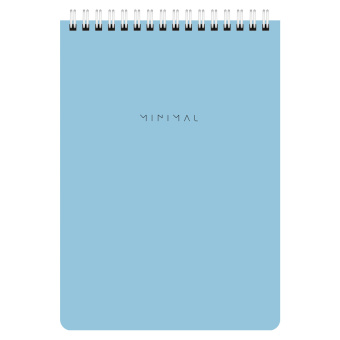 Блокнот А5 146х206 мм, 60 л., гребень, картон, жесткая подложка, клетка, BRAUBERG "Minimal Pastel", 116427 за 67 ₽. Блокноты. Доставка по России. Без переплат!