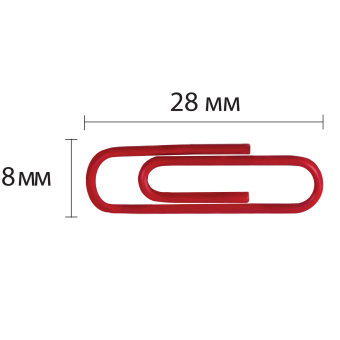 Скрепки BRAUBERG, 28 мм, цветные, 100 шт., в картонной коробке, Россия, 220555 за 66 ₽. Скрепки канцелярские. Доставка по России. Без переплат!