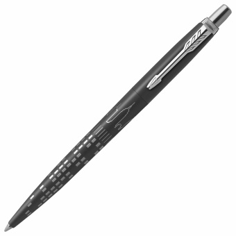 Ручка шариковая PARKER "Jotter New York Black CT", корпус черный лак, детали из нержавеющей стали, синяя, 2187554 за 4&nbsp;255 ₽. Ручки шариковые подарочные. Доставка по России. Без переплат!