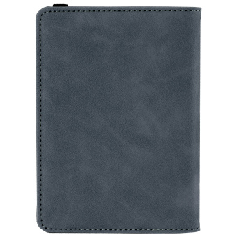 Обложка для паспорта и документов с защитой от считывания, 9 карманов, резинка, экокожа, темно-голубая, BRAUBERG, 238752 за 215 ₽. Обложки для паспорта. Доставка по России. Без переплат!