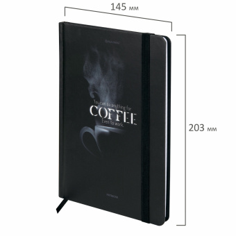 Блокнот с резинкой в клетку 96 л., А5 145х203 мм, твердая обложка, BRAUBERG, "Shadows", 116325 за 243 ₽. Блокноты в книжном переплете. Доставка по России. Без переплат!