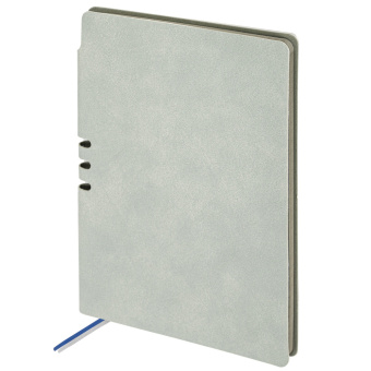 Блокнот А5 (140х200 мм), BRAUBERG "NEBRASKA", под кожу, 80 л., линия, серый, 113410 за 349 ₽. Бизнес-блокноты и бизнес-тетради. Доставка по России. Без переплат!