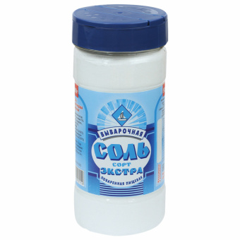 Соль пищевая 500 г, "Экстра", пластиковая баночка с дозатором за 96 ₽. Соль. Доставка по России. Без переплат!