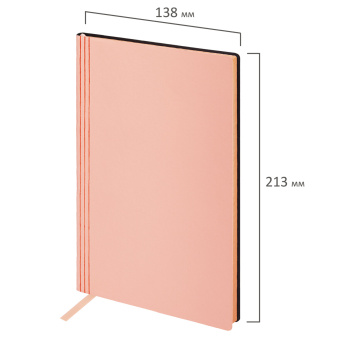 Блокнот А5 138x213 мм, BRAUBERG "Personal", под кожу, 80 листов, клетка, розовый, 116611 за 211 ₽. Бизнес-блокноты и бизнес-тетради. Доставка по России. Без переплат!