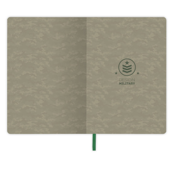 Блокнот А5 (143x210 мм), BRAUBERG VISTA "Military", под кожу, гибкий, 80 л., 112085 за 120 ₽. Бизнес-блокноты и бизнес-тетради. Доставка по России. Без переплат!