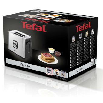 Тостер TEFAL TT420D30, 900 Вт, 2 тоста, 7 режимов, сталь, серебристый, 8000035884 за 7 533 ₽. Тостеры и вафельницы. Доставка по России. Без переплат!