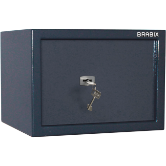 Сейф BRABIX "КМ-260", 260х360х290 мм, 13 кг, ключевой замок + полка, крепление к стене, 291165 за 14&nbsp;151 ₽. Сейфы мебельные, офисные. Доставка по России. Без переплат!