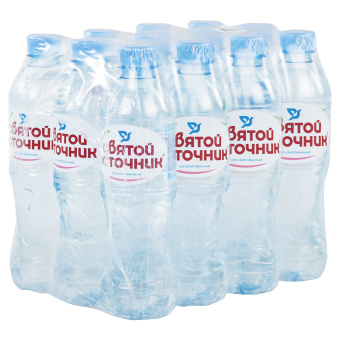 Вода негазированная питьевая СВЯТОЙ ИСТОЧНИК 0,5 л за 60 ₽. Минеральная и питьевая вода. Доставка по России. Без переплат!