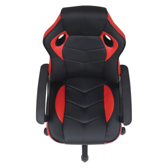 Кресло компьютерное BRABIX "Fighter GM-008", экокожа, черное/красное, 532506 за 10&nbsp;315 ₽. Кресла игровые. Доставка по России. Без переплат!