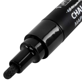 Маркер меловой CHALK LIQUID MARKER, ЧЕРНЫЙ, 3 мм, стираемый, BRAUBERG "CHALK", 152600 за 94 ₽. Маркеры меловые. Доставка по России. Без переплат!