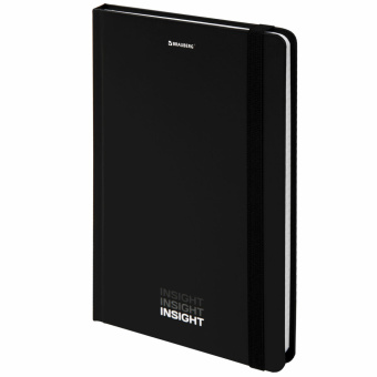 Блокнот с резинкой в клетку 96 л., А5 (145х203 мм), твердая обложка, BRAUBERG, "Insight", 113723 за 230 ₽. Блокноты в книжном переплете. Доставка по России. Без переплат!