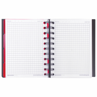 Блокнот МАЛЫЙ ФОРМАТ А6 105х148 мм, 150 л., гребень, пластик, клетка, BRAUBERG, "Black Jack", 125388 за 343 ₽. Блокноты. Доставка по России. Без переплат!