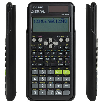 Калькулятор инженерный CASIO FX-991ES PLUS-2 (162х77 мм), 417 функций, двойное питание, сертифицирован для ЕГЭ, FX-991ESPLUS-2S за 3 863 ₽. Калькуляторы инженерные. Доставка по России. Без переплат!