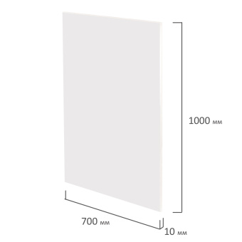 Пенокартон матовый, 70х100 см, толщина 10 мм, белый, КОМПЛЕКТ 5 листов, BRAUBERG, 112476 за 4 440 ₽. Пенокартон. Доставка по России. Без переплат!
