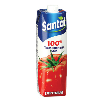 Сок SANTAL (Сантал), томатный, 1 л, для детского питания, тетра-пак, 547746 за 251 ₽. Соки и нектары. Доставка по России. Без переплат!