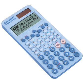 Калькулятор инженерный BRAUBERG SC-991ES-PLUS-BU (164х80 мм), 552 функции, 10+2 разряда, ГОЛУБОЙ, 272653 за 1 290 ₽. Калькуляторы инженерные. Доставка по России. Без переплат!