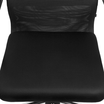 Кресло BRABIX PREMIUM "Ultimate EX-801" хром, плотная двойная сетка Х2, черное, 532917 за 15 028 ₽. Кресла для руководителей. Доставка по России. Без переплат!