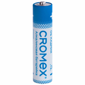Батарейки алкалиновые "мизинчиковые" КОМПЛЕКТ 2 шт., CROMEX (КРОМЕКС) Alkaline, AAA (LR03, 24А), блистер, 457129 за 46 ₽. Батарейки. Доставка по России. Без переплат!