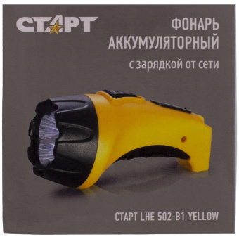 Фонарь аккумуляторный СТАРТ 4хLED, выдвижная вилка, заряд от сети, LHE 502-B1, 11999 за 363 ₽. Фонари. Доставка по России. Без переплат!
