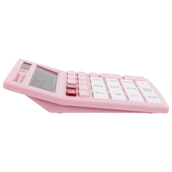 Калькулятор настольный BRAUBERG ULTRA PASTEL-12-PK (192x143 мм), 12 разрядов, двойное питание, РОЗОВЫЙ, 250503 за 884 ₽. Калькуляторы настольные. Доставка по России. Без переплат!