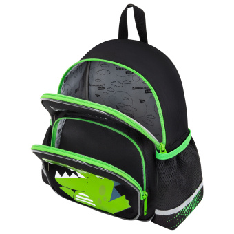 Рюкзак BRAUBERG KIDS PLAY детский, 1 отделение, 3 кармана, "Дино", 29х23х12 см, 274430 за 973 ₽. Рюкзаки для дошкольников. Доставка по России. Без переплат!
