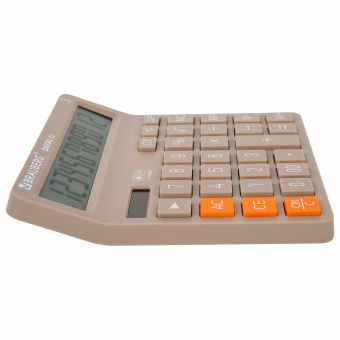 Калькулятор настольный BRAUBERG DIGITAL-12-BG (151х152 мм), 12 разрядов, двойное питание, БЕЖЕВЫЙ, 272970 за 636 ₽. Калькуляторы настольные. Доставка по России. Без переплат!
