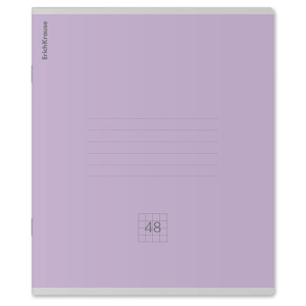 Тетрадь А5, 48 л., скоба, клетка, обложка картон, ERICH KRAUSE "КЛАССИКА", микс в спайке, 56099 за 57 ₽. Тетради 40-48 листов. Доставка по России. Без переплат!