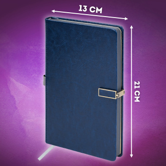 Скетчбук, слоновая кость 140 г/м2 130х210 мм, 80 л., КОЖЗАМ, застежка металл, BRAUBERG ART CLASSIC, "Inspiration", под кожу, синий, 116465 за 495 ₽. Альбомы, скетчбуки и бумага для графики и эскизов. Доставка по России. Без переплат!