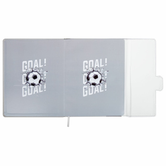 Дневник 1-11 класс 48 л., кожзам (твердая), магнитный клапан, ЮНЛАНДИЯ, "Goal", 106929 за 151 ₽. Дневники универсальные. Доставка по России. Без переплат!
