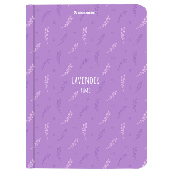 Блокнот с резинкой в клетку 96 л., МАЛЫЙ ФОРМАТ А6 (109х148 мм), твердая обложка, BRAUBERG, "Lavender", 113738 за 159 ₽. Блокноты в книжном переплете. Доставка по России. Без переплат!