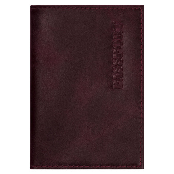 Обложка для паспорта натуральная кожа "Virginia", "PASSPORT", бордовая, BRAUBERG, 237187 за 278 ₽. Обложки для паспорта. Доставка по России. Без переплат!