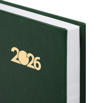 Ежедневник датированный 2026 145х215 мм, А5, STAFF, обложка бумвинил, зелёный, 117308 за 175 ₽. Ежедневники с твердой обложкой. Доставка по России. Без переплат!