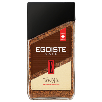 Кофе растворимый EGOISTE "Truffle", ШВЕЙЦАРИЯ, 95 г, стеклянная банка, EG10006005 за 1 350 ₽. Кофе растворимый. Доставка по России. Без переплат!