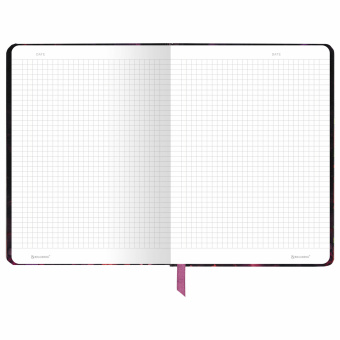 Блокнот с резинкой в клетку 96 л., А5 145х203 мм, твердая обложка с фольгой, BRAUBERG, "Цветы", 116327 за 243 ₽. Блокноты в книжном переплете. Доставка по России. Без переплат!